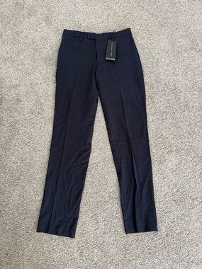 Banana Republic x Marzotto Men’s Black Dress Pants Straight Leg Slim Fit 28x32